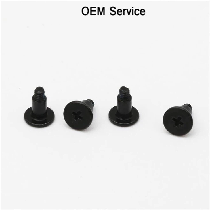 High Precision Steel Black Tiny Steps Screws