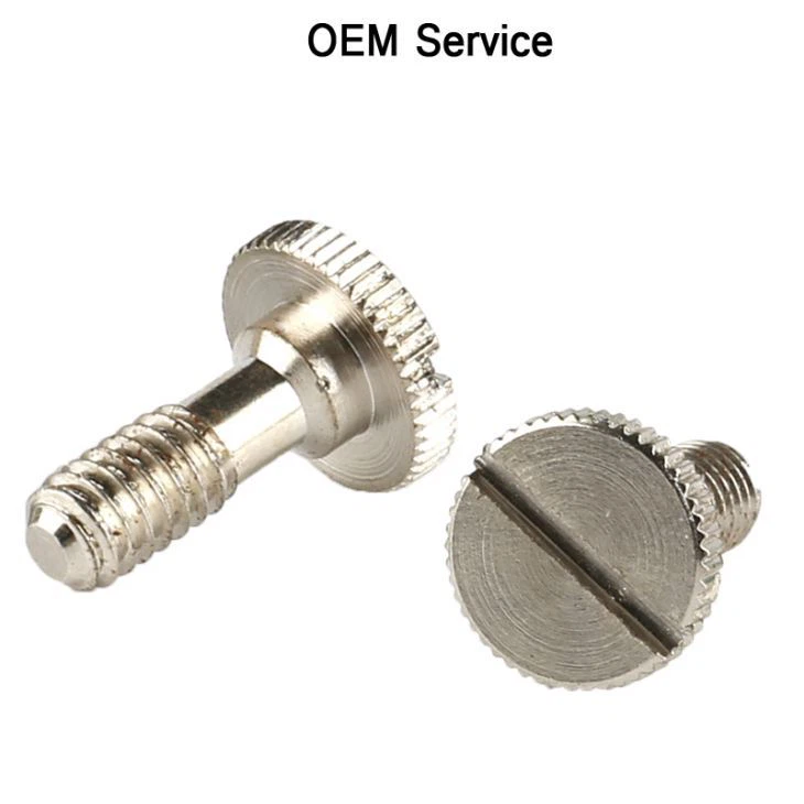 Knurled Slotted Thumb Screws Stainless Steel