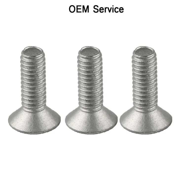 Flat 120 Degree Head Machine Screws
