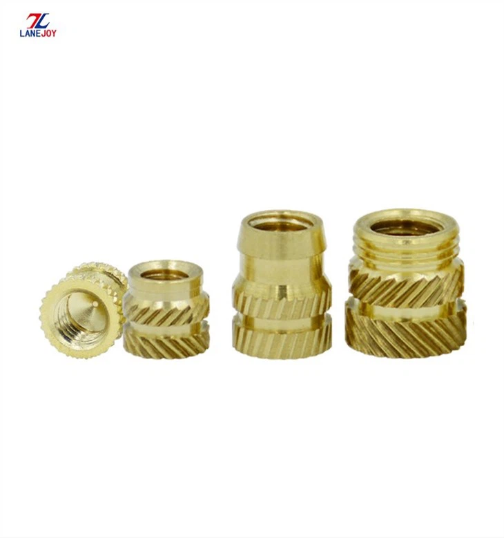 Brass Knurled Thread Embedment Nut